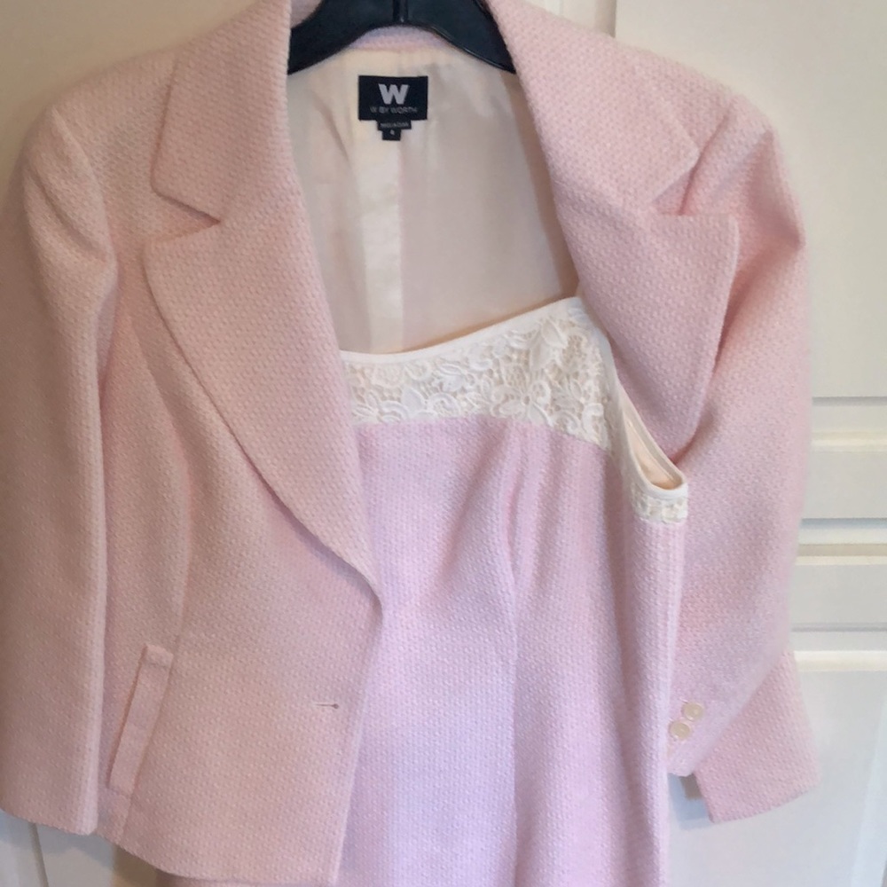 W by Worth Pink Suit Dress